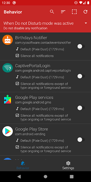 Run android online APK Really Silent Notifications on DND from MyAndroid or emulate Really Silent Notifications on DND using MyAndroid