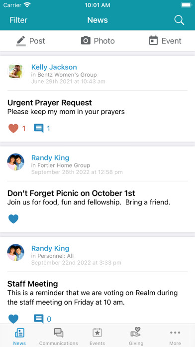Emulate iPhone app Realm Connect - For Our Church using MyAndroid