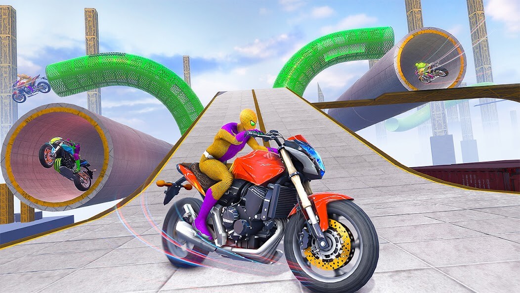 Run android online APK Real Mega Ramp Race: Bike Game from MyAndroid or emulate Real Mega Ramp Race: Bike Game using MyAndroid