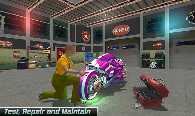 Emulate Android APK Real Moto Mechanic Workshop