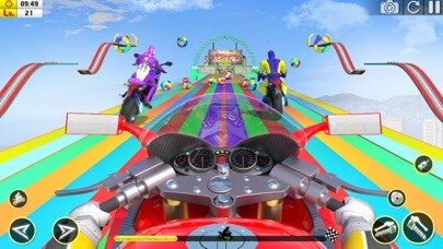 Emulate iPhone app Real Motorbike : Racing Game using MyAndroid Emulate iPhone app Real Motorbike : Racing Game using MyAndroid