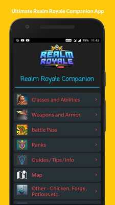 Emulate Android APK Realm Royale Companion - Guides, Tips And More