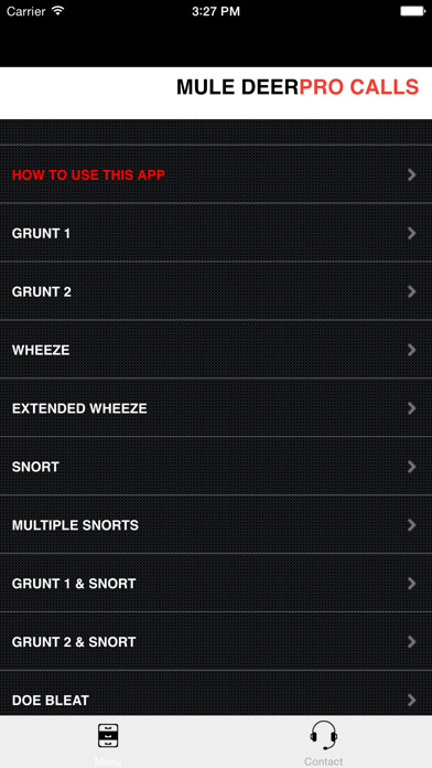 Emulate iPhone app REAL Mule Deer Calls - BLUETOOTH COMPATIBLE using MyAndroid
