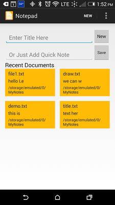 Emulate Android APK Real Notepad Emulate Android APK Real Notepad