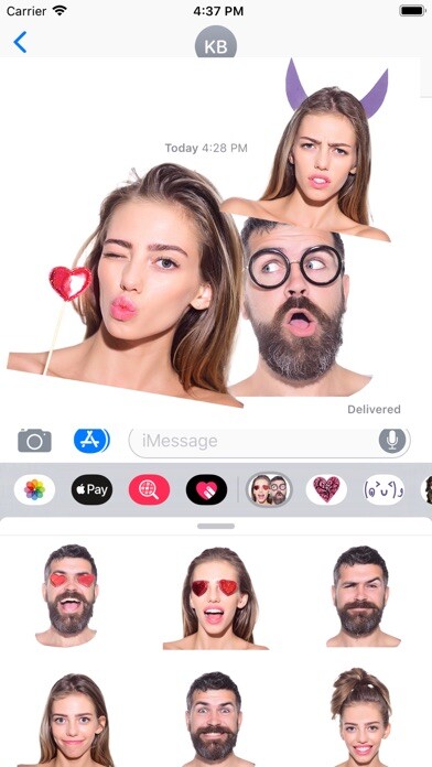 Emulate iPhone app Real People Emojis using MyAndroid Emulate iPhone app Real People Emojis using MyAndroid
