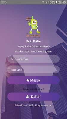 Emulate Android APK Real Pulsa