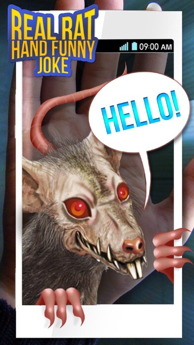 Emulate iPhone app Real Rat Hand Funny Joke using MyAndroid Emulate iPhone app Real Rat Hand Funny Joke using MyAndroid