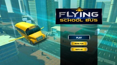 Emulate iPhone app Real School Bus Flying using MyAndroid
