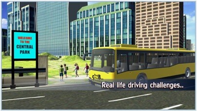 Emulate iPhone app Real School Bus Simulator – Steer heavy vehicle using MyAndroid