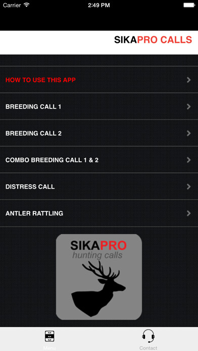 Emulate iPhone app REAL Sika Deer Calls & Stag Sounds for Hunting - BLUETOOTH COMPATIBLE using MyAndroid