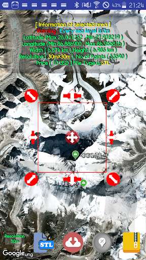 Run android online APK Real Terrain 3D Modeling To STL,OBJ,DXF from MyAndroid or emulate Real Terrain 3D Modeling To STL,OBJ,DXF using MyAndroid