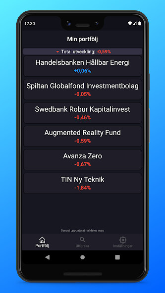 Run android online APK Realtid Fonder PRO from MyAndroid or emulate Realtid Fonder PRO using MyAndroid