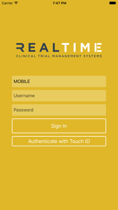 Emulate iPhone app RealTime-CTMS using MyAndroid Emulate iPhone app RealTime-CTMS using MyAndroid