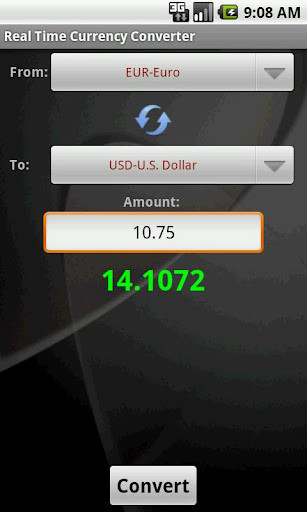 Run android online APK Real Time Currency Converter from MyAndroid or emulate Real Time Currency Converter using MyAndroid