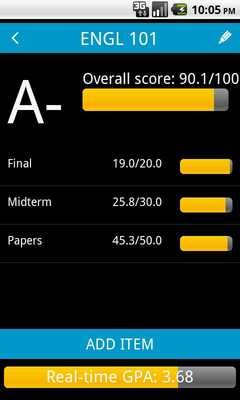 Emulate Android APK Real-Time GPA Calculator