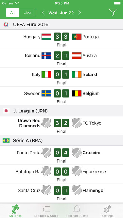 Emulate iPhone app Real-Time Soccer using MyAndroid Emulate iPhone app Real-Time Soccer using MyAndroid