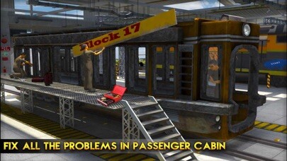 Emulate iPhone app Real Train Mechanic Simulator: 3D Work-shop Garage using MyAndroid
