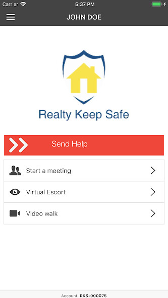 Emulate Android APK Realty Keep Safe