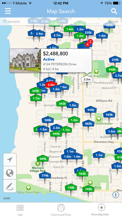 Emulate iPhone app RealtyMobi using MyAndroid