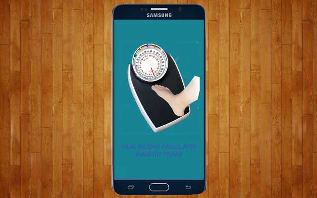 Emulate Android APK Real Weight Machine Calculator App Prank