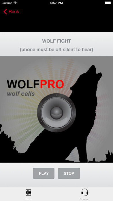 Emulate iPhone app REAL Wolf Calls and Wolf Sounds for Wolf Hunting - BLUETOOTH COMPATIBLEi using MyAndroid Emulate iPhone app REAL Wolf Calls and Wolf Sounds for Wolf Hunting - BLUETOOTH COMPATIBLEi using MyAndroid