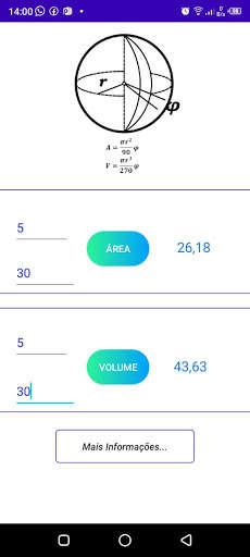 Run android online APK Áreas & Volumes from MyAndroid or emulate Áreas & Volumes using MyAndroid