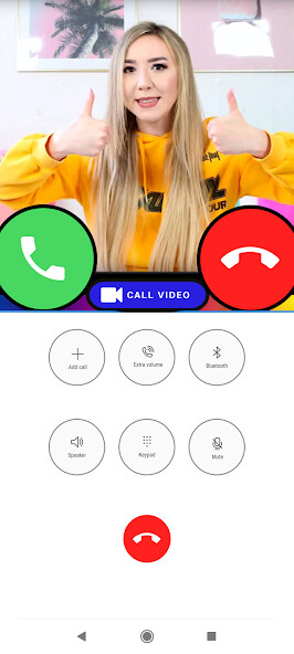 Run android online APK Rebekah Wing Fake Call  Chat from MyAndroid or emulate Rebekah Wing Fake Call  Chat using MyAndroid