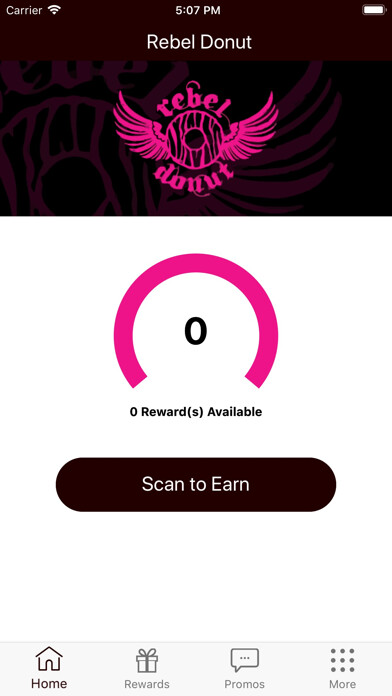 Emulate iPhone app Rebel Donut Rewards using MyAndroid Emulate iPhone app Rebel Donut Rewards using MyAndroid