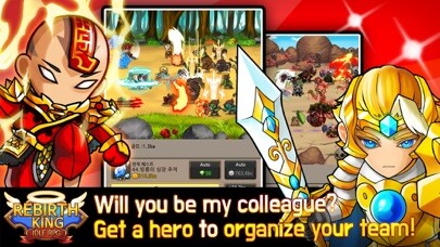 Emulate iPhone app Rebirth King : Idle RPG using MyAndroid