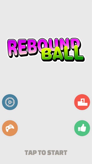 Emulate iPhone app Rebound Ball: Hit the Bricks using MyAndroid