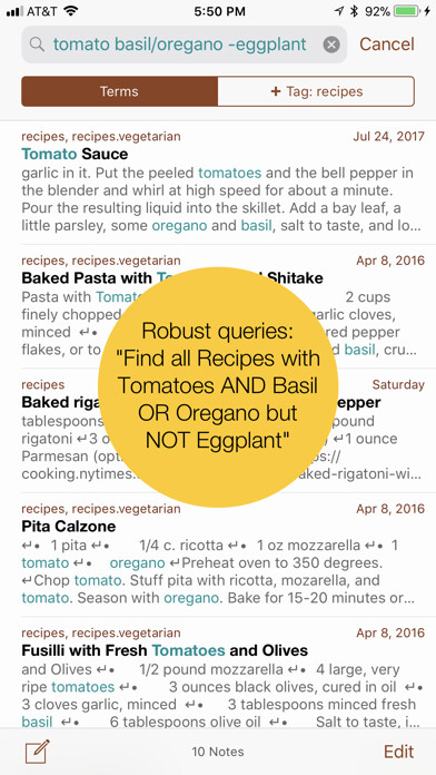 Emulate iPhone app Recall-It  Notes using MyAndroid