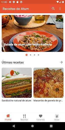 Run android online APK Receitas de Atum (SABOROSAS!) from MyAndroid or emulate Receitas de Atum (SABOROSAS!) using MyAndroid