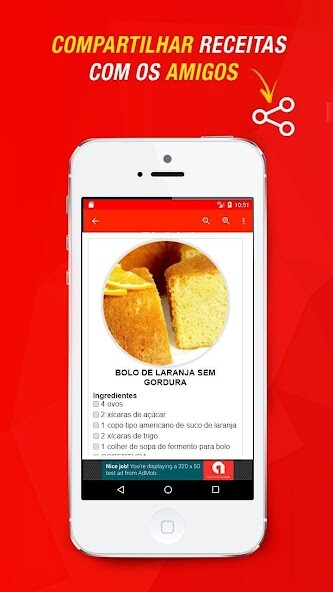 Run android online APK Receitas de Bolo de Laranja from MyAndroid or emulate Receitas de Bolo de Laranja using MyAndroid