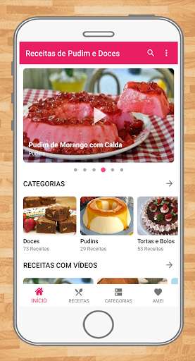 Run android online APK Receitas de Pudim e Doces from MyAndroid or emulate Receitas de Pudim e Doces using MyAndroid