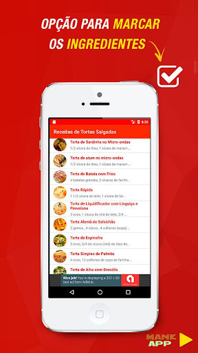 Run android online APK Receitas de Tortas Salgadas from MyAndroid or emulate Receitas de Tortas Salgadas using MyAndroid