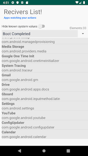 Run android online APK Receivers List from MyAndroid or emulate Receivers List using MyAndroid Run android online APK Receivers List from MyAndroid or emulate Receivers List using MyAndroid