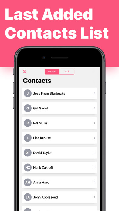 Emulate iPhone app Recent Contacts Newest Digits using MyAndroid