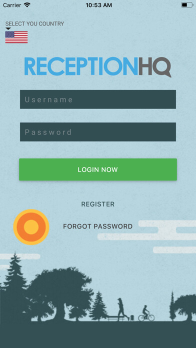 Emulate iPhone app ReceptionHQ using MyAndroid