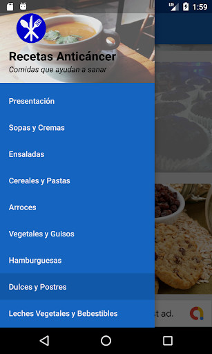 Run android online APK Recetas Anticancer, Comida saludable para sanar from MyAndroid or emulate Recetas Anticancer, Comida saludable para sanar using MyAndroid Run android online APK Recetas Anticancer, Comida saludable para sanar from MyAndroid or emulate Recetas Anticancer, Comida saludable para sanar using MyAndroid
