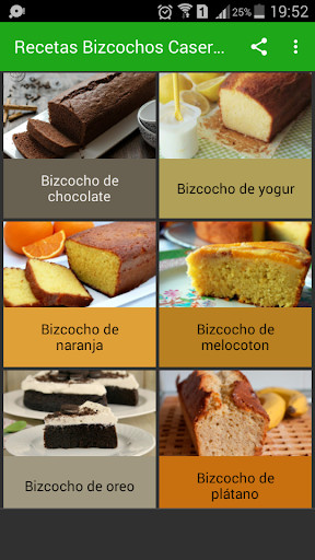 Emulate Android APK Recetas Bizcochos Caseros