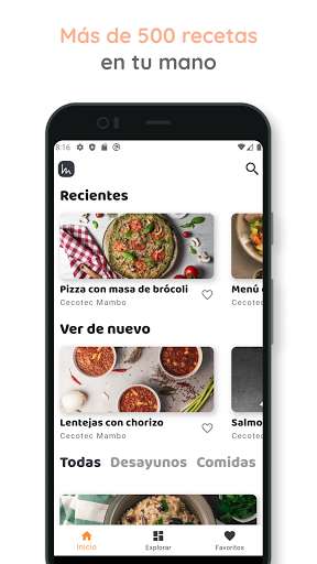 Run android online APK Recetas Cecotec Mambo - No oficial from MyAndroid or emulate Recetas Cecotec Mambo - No oficial using MyAndroid