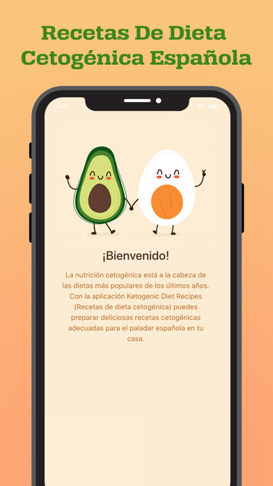 Emulate iPhone app Recetas Cetogénicas using MyAndroid