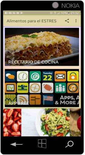 Emulate Android APK Recetas de Alimentos para evitar el Estress Emulate Android APK Recetas de Alimentos para evitar el Estress