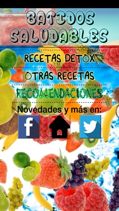 Emulate Android APK Recetas de batidos saludables