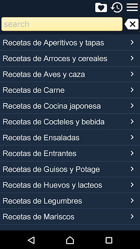 Run android online APK Recetas de Cocina Gratis from MyAndroid or emulate Recetas de Cocina Gratis using MyAndroid