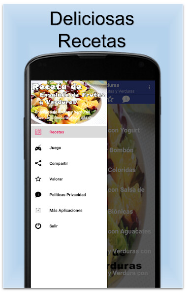 Run android online APK Recetas de Ensalada de Frutas from MyAndroid or emulate Recetas de Ensalada de Frutas using MyAndroid