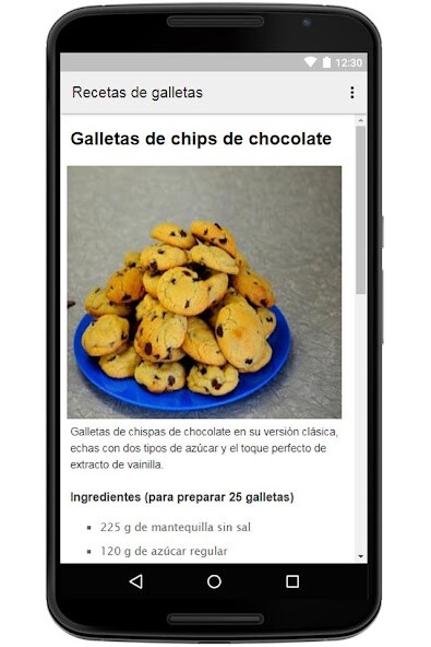 Run android online APK Recetas de Galletas Caseras from MyAndroid or emulate Recetas de Galletas Caseras using MyAndroid
