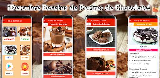 Run android online APK Recetas de Postres de Chocolate from MyAndroid or emulate Recetas de Postres de Chocolate using MyAndroid