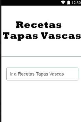 Emulate Android APK recetas tapas vascas