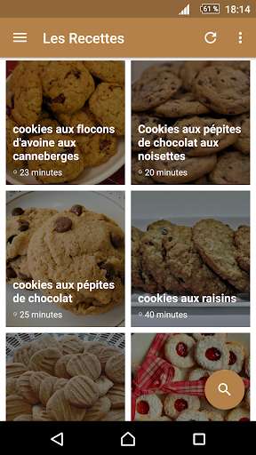Run android online APK Recette Cookies from MyAndroid or emulate Recette Cookies using MyAndroid
